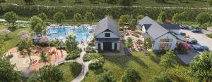 Oakberry Trails will debut its new master-planned community with a Texas-sized grand opening celebration June 27, bringing together homebuyers, families and real estate agents for a day of live entertainment, tours and community activities in one of northwest Houston’s fastest-growing corridors A rendering of the new recreation center at Oakberry Trails