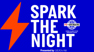 From Niagara Falls to Johannesburg, iconic landmarks across the globe will glow blue for Spark the Night, a global movement marking World Parkinson’s Day and raising awareness for the more than 12 million people living with Parkinson’s disease worldwide Spark the Night logo