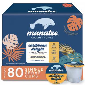 Manatee Coffee 80-ct Caribbean Delight pod - product shot
