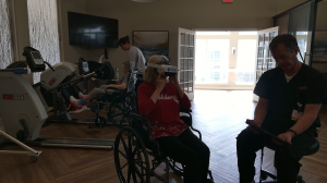 Ignite Medical Resort Norman, Patient Trying Smart Therapy, Virtual Reality