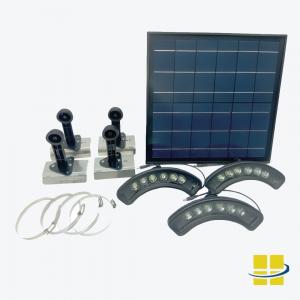 APOL 18-watt LED Solar Flagpole Light (Components)