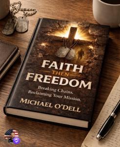 Michael O’Dell’s new book, “Faith Then Freedom”, is not about perfection. It’s about surrender. And the kind of freedom that only comes after truth.