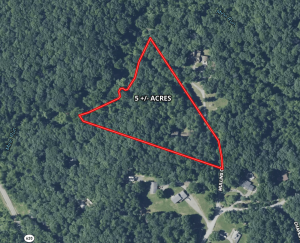 2 BR/1 BA log home w/walk-out basement on 5.01 +/- acres in Spotsylvania County, VA -- Detached 3 bay garage -- Ideal for a rehab project or a well located 5 acre lot for your dream home!! -- Centrally located only 2 miles from Rt. 3, 5.5 miles from I-95