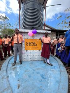 Hosting for Good Water Well, Kenya