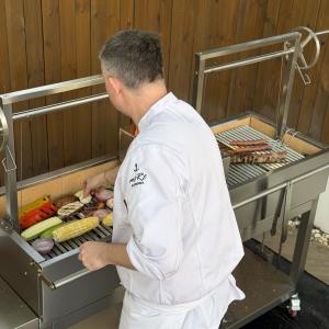 Dual cooking space