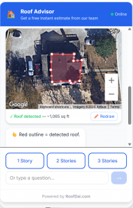 RoofD AI Estimater Tool