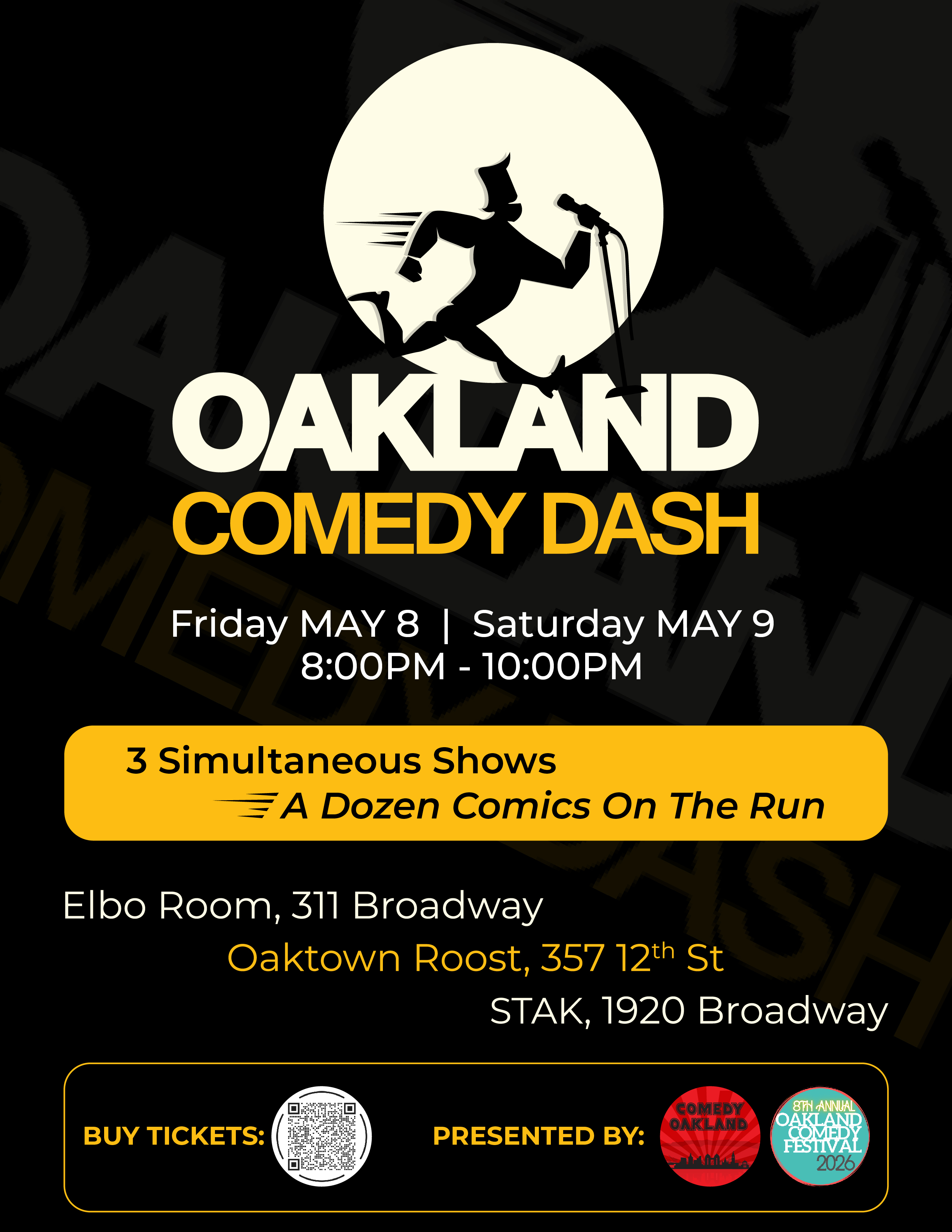 The Race to the Stage: The Oakland Comedy Dash Returns