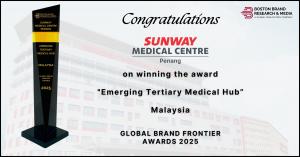 Sunway Medical Centre Penang Sdn Bhd has been named the Sunway Medical Main