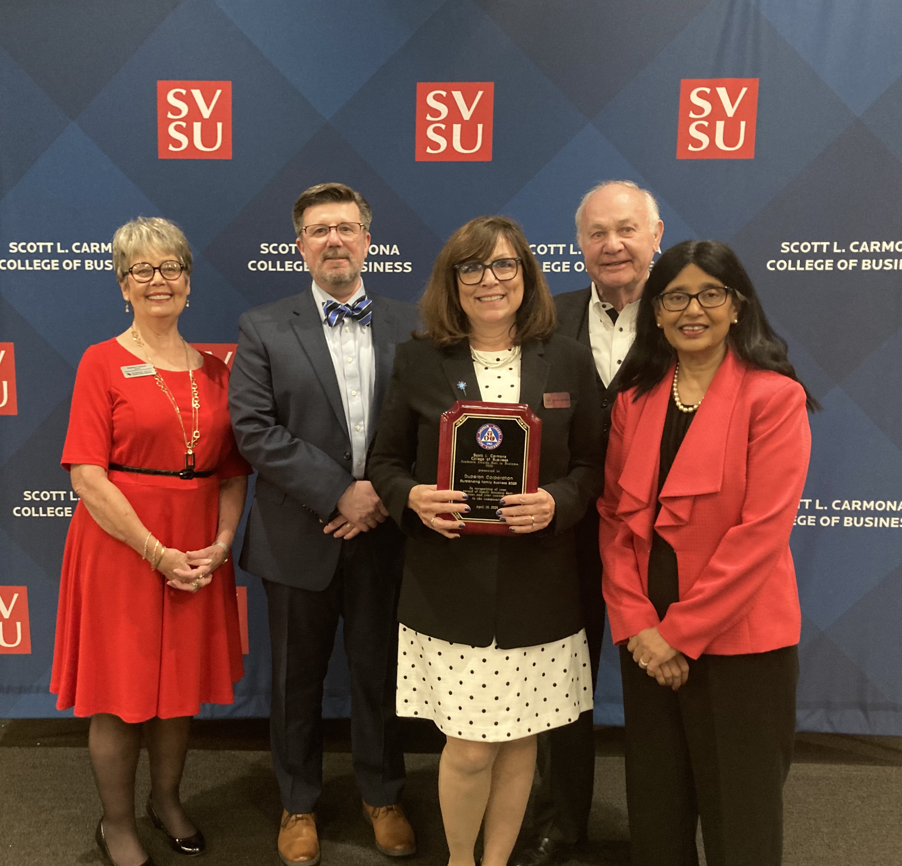 Duperon Corporation Receives Outstanding Family Business Award from Saginaw Valley State University