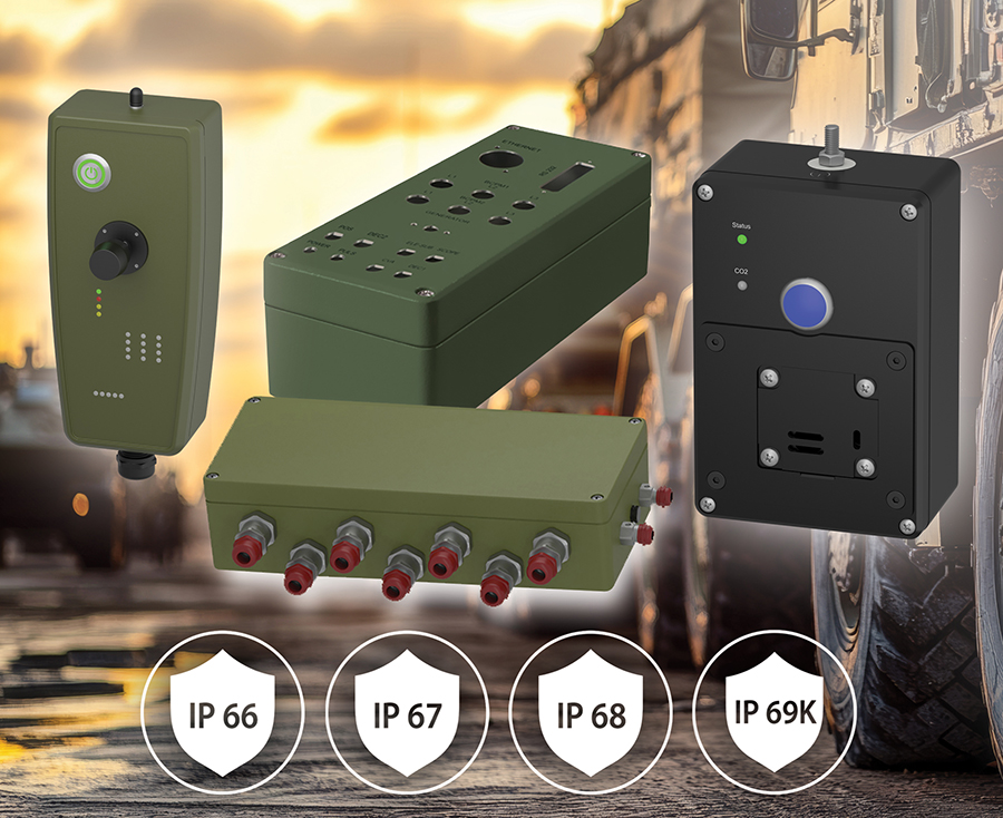 ROLEC Introduces New Diecast Aluminum Enclosures for Defense Electronics