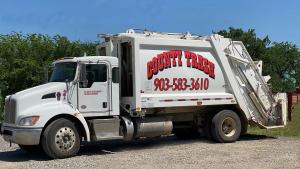 County Trash Service truck