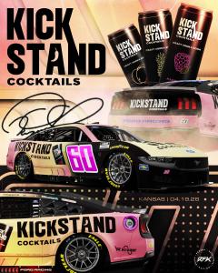 In celebration of a bold new partnership, Kickstand Cocktails and Roush Fenway Keselowski (RFK) Racing today announced a season-long sweepstakes program designed to bring racing fans closer to the action than ever before starting with this weekend’s race at the Kansas Speedway