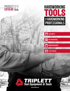 Triplett Full Product Catalog: Volume 27.