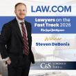 Steven DeBonis Named 2026  ‘Lawyers on the Fast Track’ Winner By Law.com