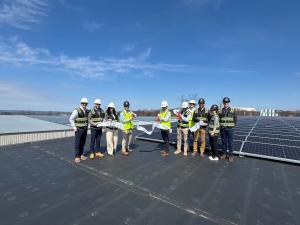 Ribbon cutting photo