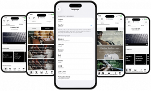 Relocity multilingual app support product images