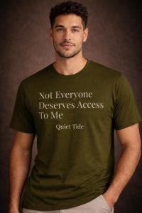 Quiet Tide, a U.S.-based minimalist streetwear brand, has announced its expansion into short-form video through YouTube Shorts, marking a strategic step in its broader digital growth initiative for 2026 Quiet Tide minimalist streetwear shirt from Protected Energy collection worn by male model