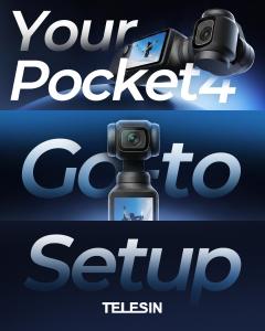 Coinciding with the highly anticipated global launch of the DJI Pocket 4, TELESIN, a premier innovator in imaging accessories, has officially announced its dedicated professional ecosystem for the new device at the NAB Show 2026 pocekt 4 telesin