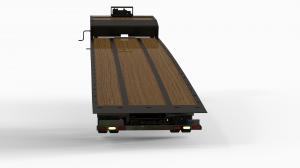 Etnyre's Sliding Axle Trailer