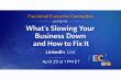 Fractional Executive Connection Hosts April 29th LinkedIn Live Event: What’s Slowing Your Business Down & How to Fix It