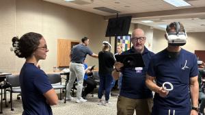 Spartanburg Regional Physical Therapist Trying out the Smart Therapy Complete Solution