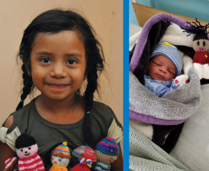 Children with Izzy Dolls