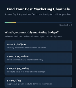 law firm marketing calculator