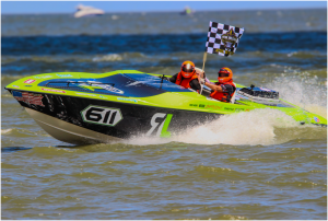 Team Ride Legal Velocity Racers With The Checkered Flag