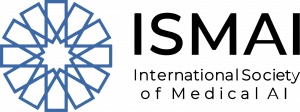 Artificial intelligence is already shaping clinical decision-making across healthcare systems worldwide A transparent background with black sans professional text representing the ISMAI organization logo