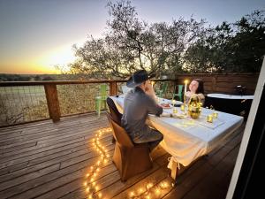 The Lazy Lavender Proposal at Sunset