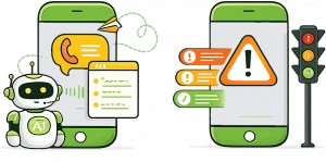 AI call summary and risk detection