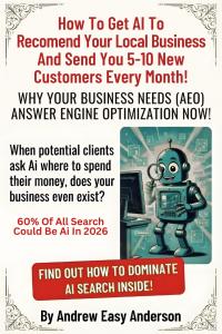How to Get AI to Recommend Your Local Business – New Book by Andrew Easy Anderson”