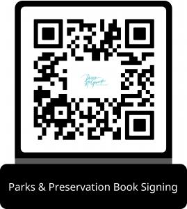 QR code to register for May 17 book signing event with Doreen McGunagle