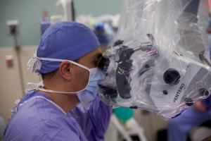 Dr. Aaron Cohen-Gadol Operating on a Petroclival Meningioma