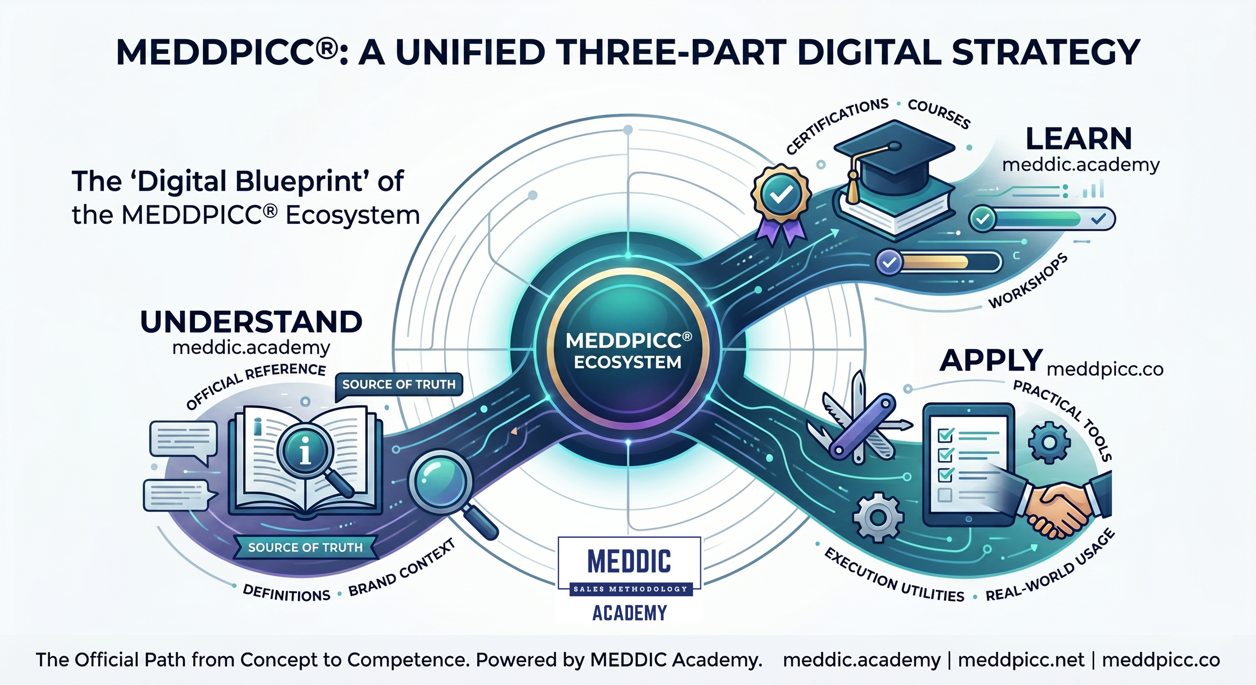 MEDDIC Academy Expands the MEDDPICC® Ecosystem Across Training, Reference, and Sales Tools