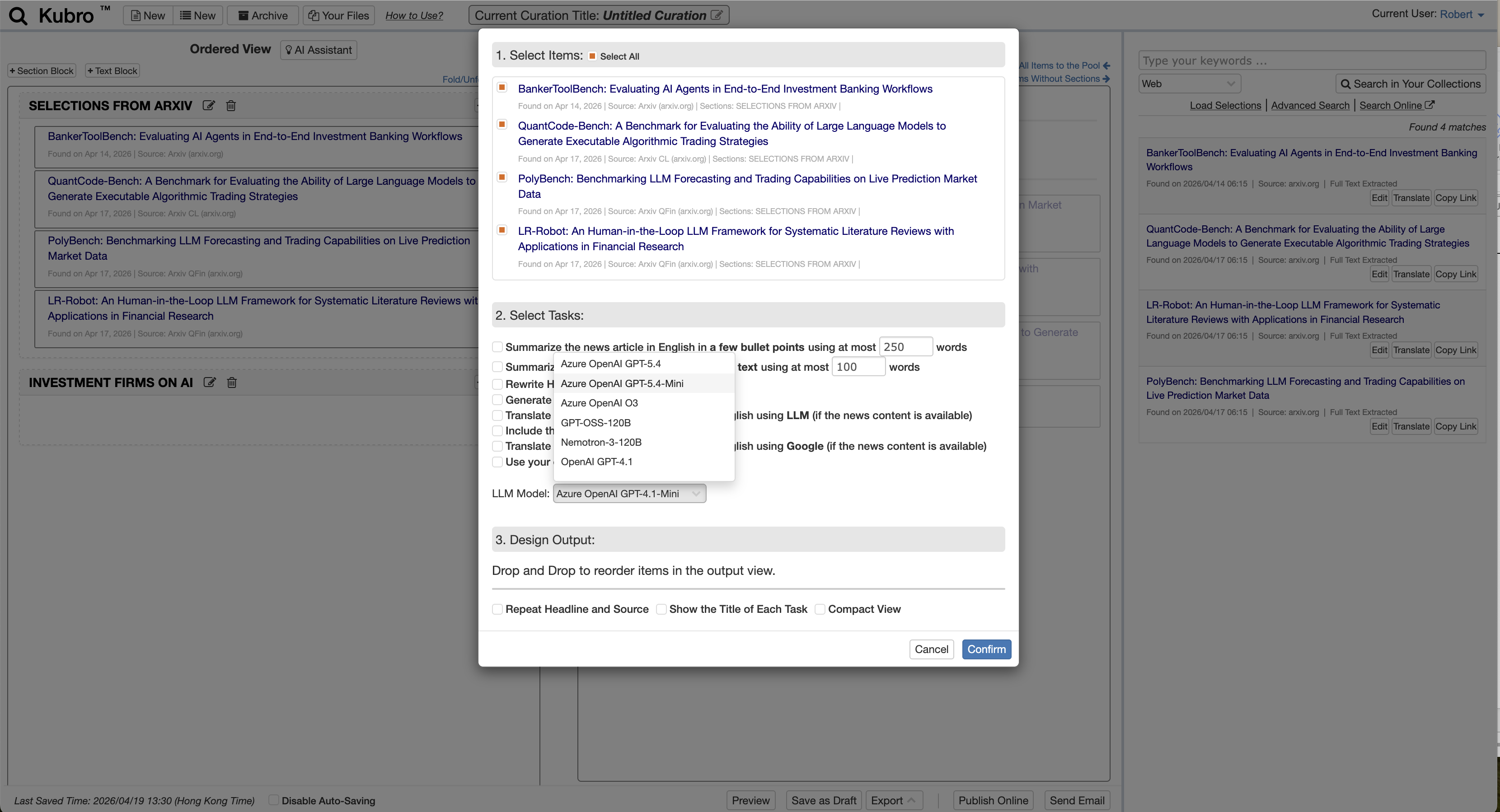 Robotic Online Intelligence Introduces Kubro(TM) Newsletter Engine for Content Curation and Newsletter Production