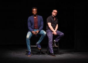 Kody Onyiuke & Ukrainian actor Evgeny Beltyukov