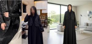 Black Jacket Abayah from Ameriah Fashion Store