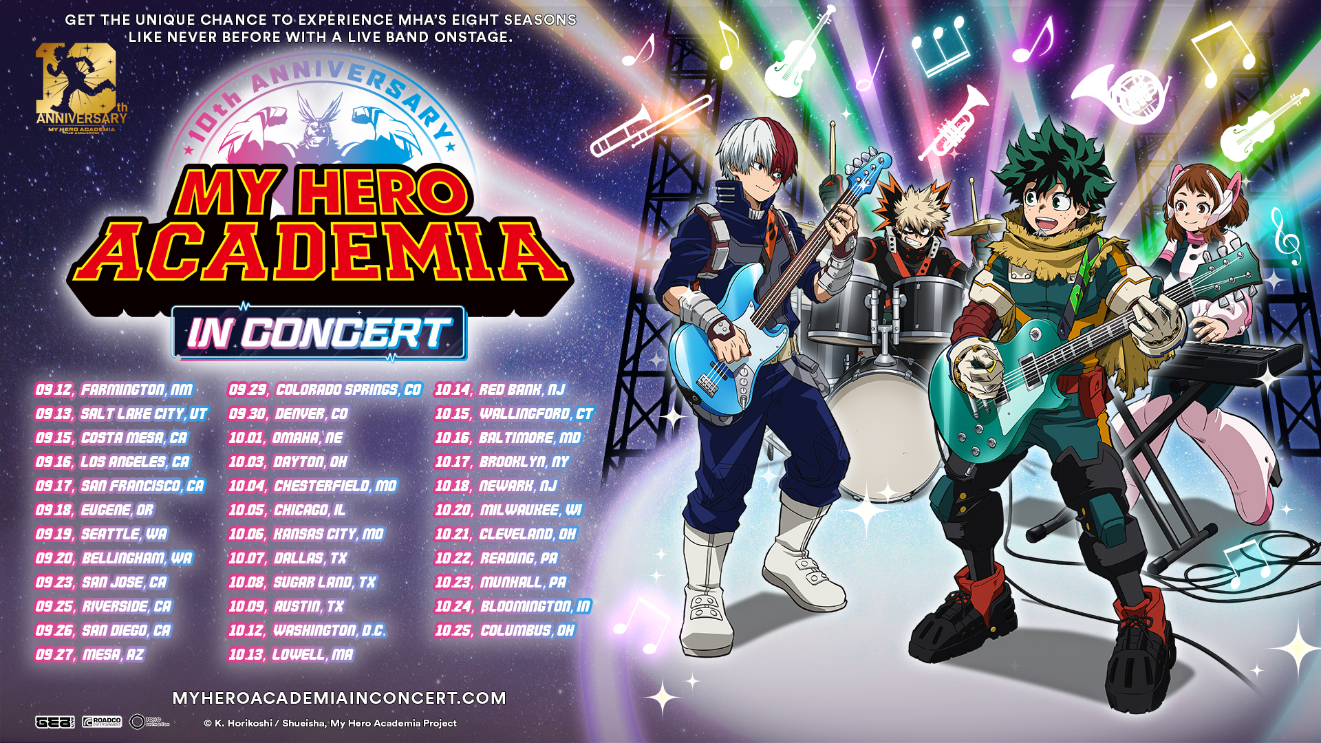 PLUS ULTRA! MY HERO ACADEMIA IN CONCERT BRINGS THE ANIME PHENOMENON TO CITIES ACROSS THE U.S.