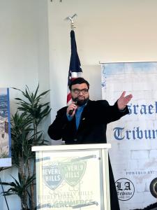 Moe Rock at the Israel Tribune Magazine Launch and Social Impact Awards Experience