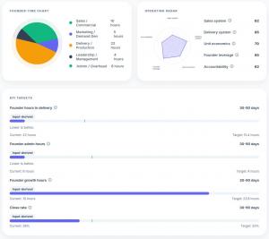 Operator Audit Diagnosis - KPI Targets and Business Data Charts