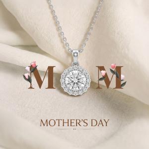 Mother’s Day diamond earrings gift for mom