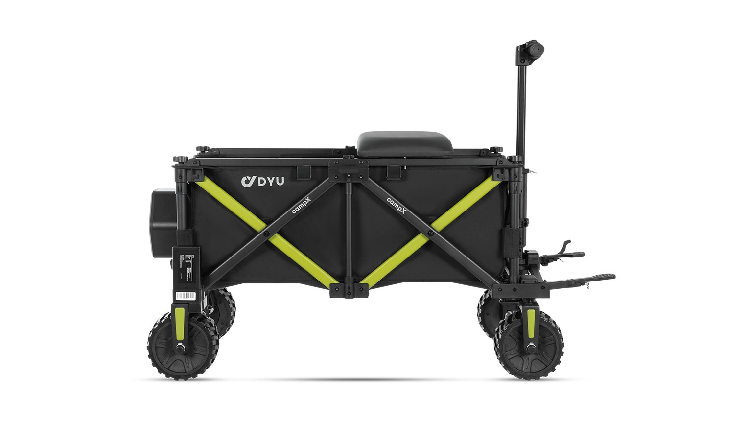 DYU Launches CampX Electric Folding Wagon with 350 kg Load and 4-Way Fold