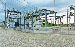 The TransGard substation fence