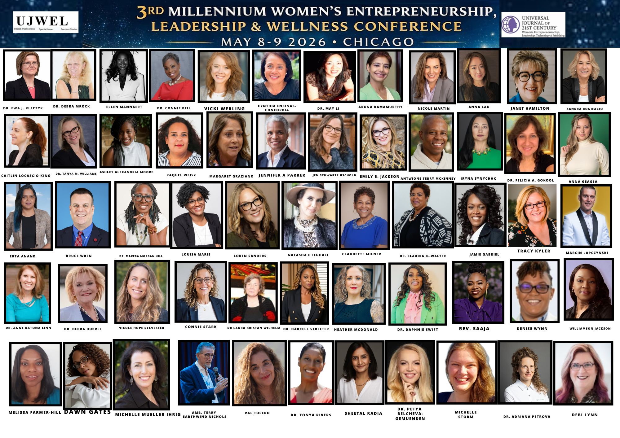 3rd Millennium Womens Entrepreneurship, Leadership & Wellness Conference May 8-9, 2026 Chicago