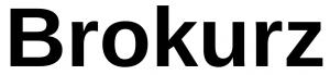Brokurz Word Logo