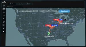 A screen grab of FuelSeek by Spotter TMS