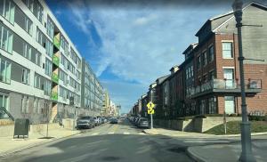 Pittsburgh urban street showing new residential and mixed use development in 2026