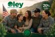 Oley Health & Wellness Launches Veteran Initiative with 20% Discount on Plant-Based Integrative Healing Products