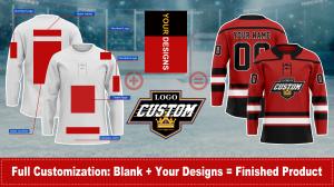 custom make hockey jerseys
